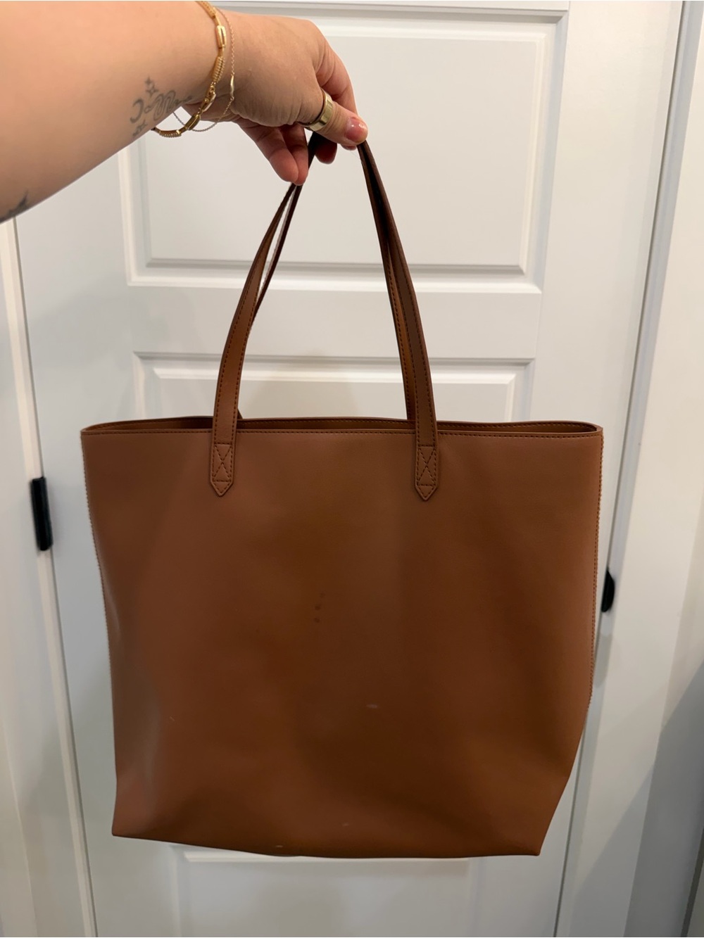 Madewell Tan cactus Leather Tote Bag